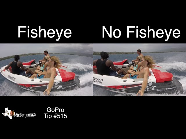 GoPro Photo / Video - Fisheye / No Fisheye Look Comparison - GoPro Tip #515  | MicBergsma - YouTube