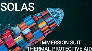IMMERSION SUIT | TPA | LSA | SOLAS