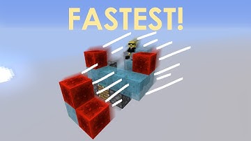 The FASTEST Flying Maching in MINECRAFT! *FAST* (4.4 blocks/second)
