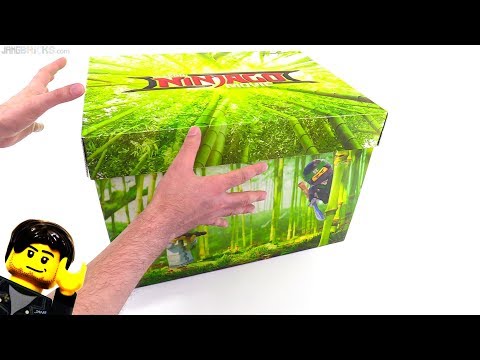 LEGO Ninjago Movie gifts from Warner Bros. unboxed - YouTube