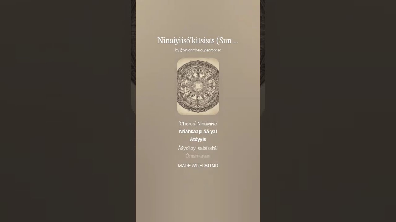 N Naiyiis Kitsists Sun Dance Circle
