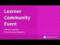 DeepLearning.AI NLP Learner Community Event ft. Mo Rebaie