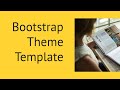 Bootstrap 4 Tutorial [#7] Free Template Examples - YouTube