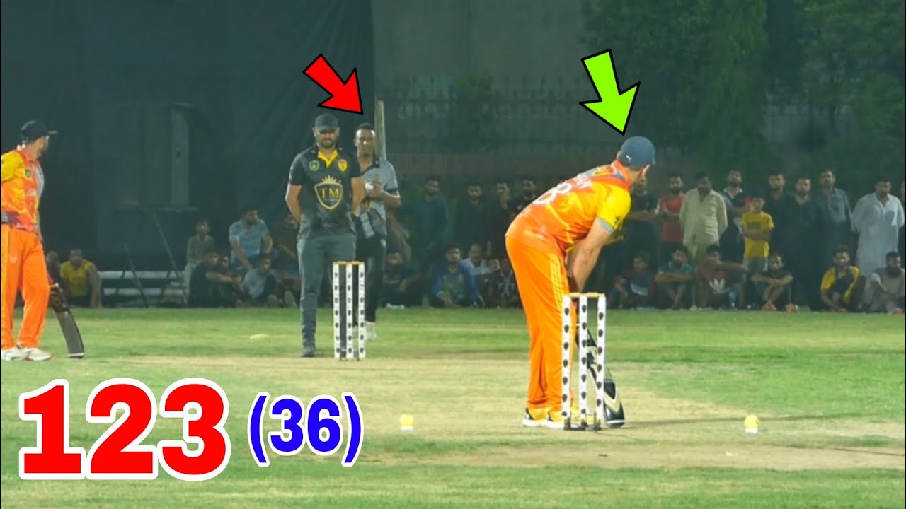 PTSL || 123 RUNS NEED 36 BALLS ZAHEER KALIYA VS AHSAN CHITA FANTASTIC ...