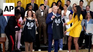 Biden, Harris congratulate WNBA champions Las Vegas Aces