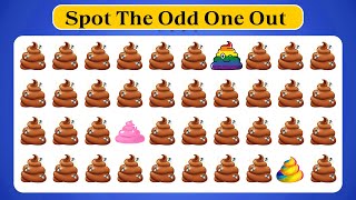 Find the ODD One Out - Emoji Edition,  60 Puzzles for GENIUS