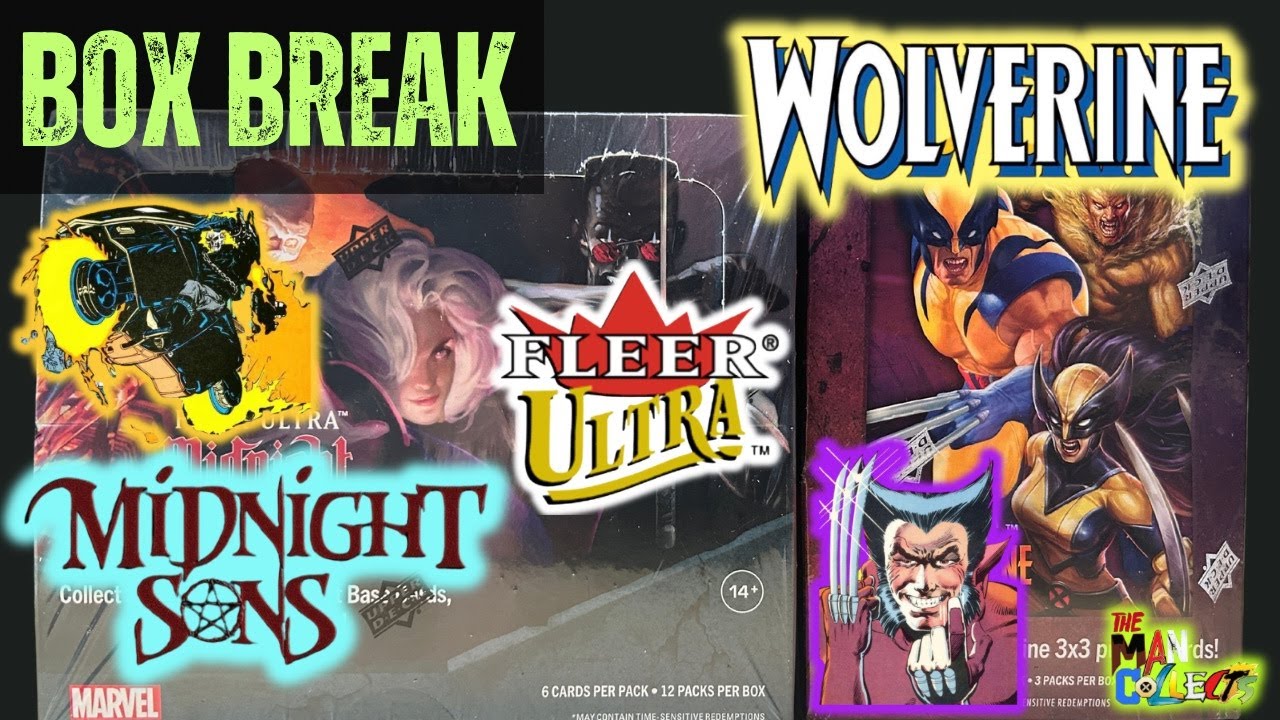 BOX BREAK | Fleer Ultra Midnight Sons Hobby Box & Wolverine