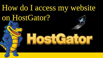 How do I access my website