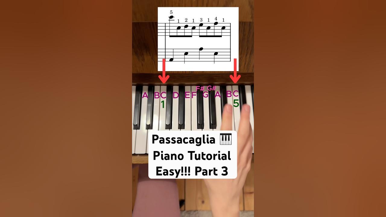 Passacaglia ๐น Piano Tutorial Part 3 Easy! #pianotutorial #passacaglia #piano Passacaglia ๐น Piano Tutorial Part 3 Easy! #pianotutorial #passacaglia #piano