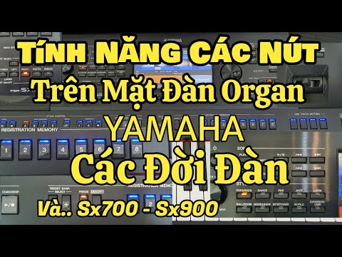 Tính Năng Các Nút Trên Các Loại Đàn Organ Yamaha | Cụ Thể Trên Đàn Sx700 - Sx900 | Chi Tiết -Dễ Hiểu - youtube
