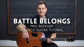 Miniatura de "Battle Belongs - Phil Wickham - Acoustic guitar tutorial"