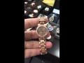 Burberry Rose Dial Diamond Set Bezel Rose Gold Tone Ladies Watch BU9225