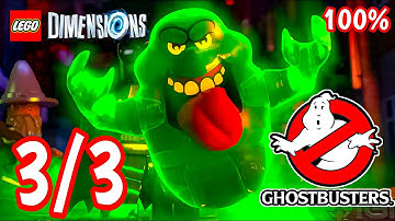 Lego Dimensions Ghostbusters Adventure World 3/3 100% Guide  S.O.S Fantomes - 100% Playthrought