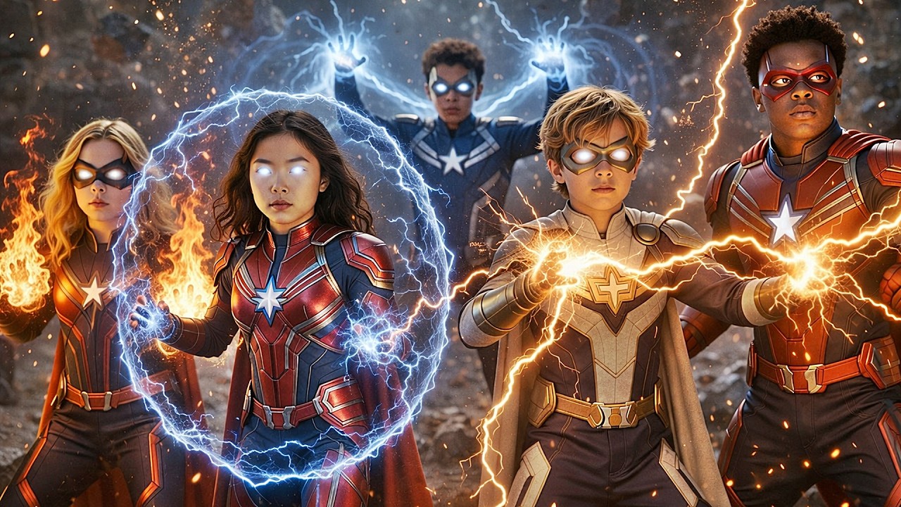 اطفال بيكتسبوا قوة خارقة عن طريق الفضائيين وبينقذو العالم | ملخص فيلم