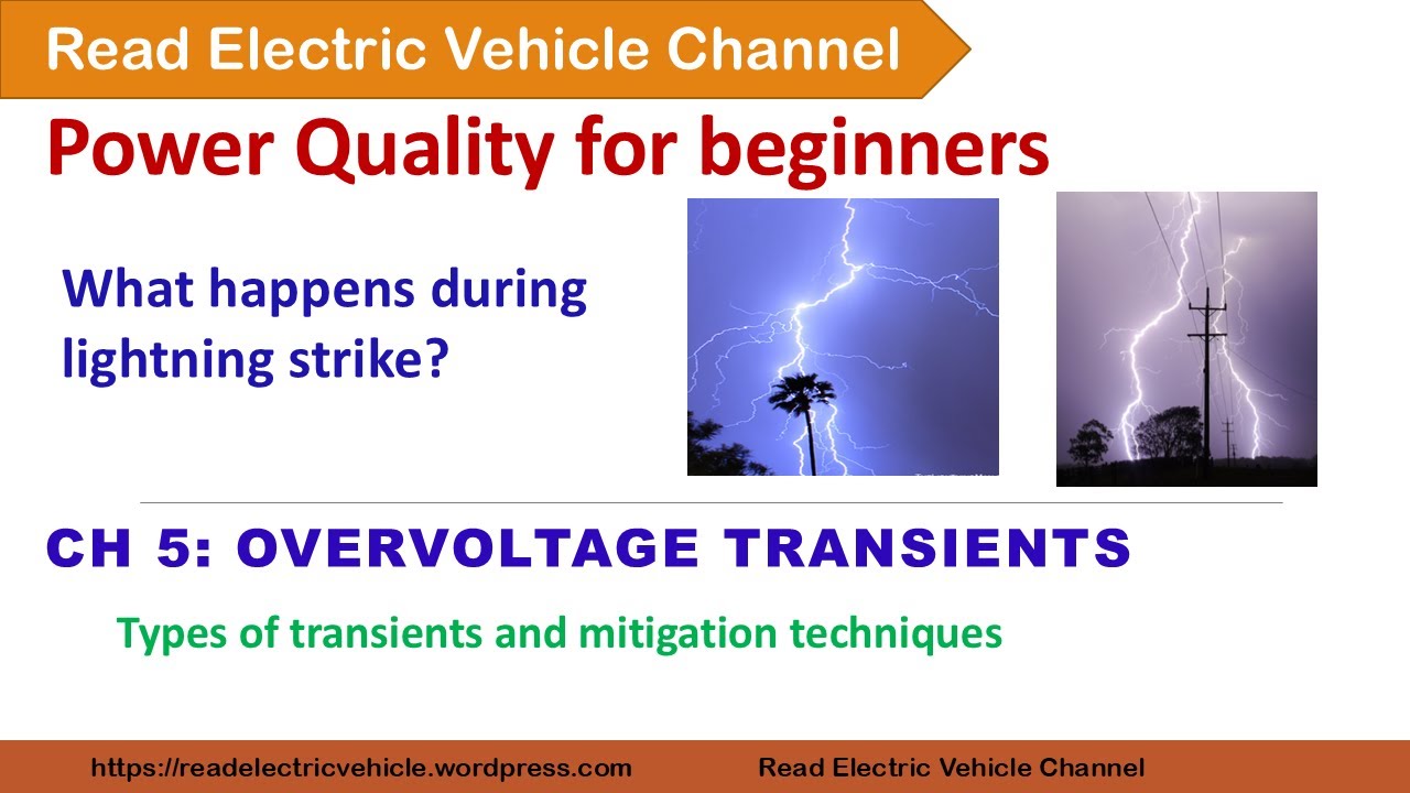 What happens when lightning strikes?Over voltage transient|Power Quality|Ch 5