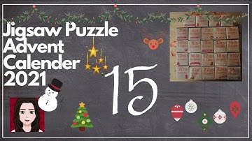 🧩 Christmas Puzzle Fun – Advent Calendar 2021 Day 15 | Relaxing Jigsaw Build