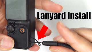 DJI Pocket 3 : How to Attach the Hand Strap or Lanyard
