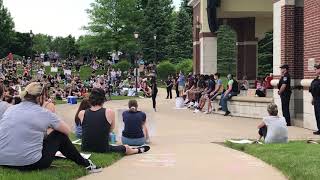 Speeches at New Lenox protest
