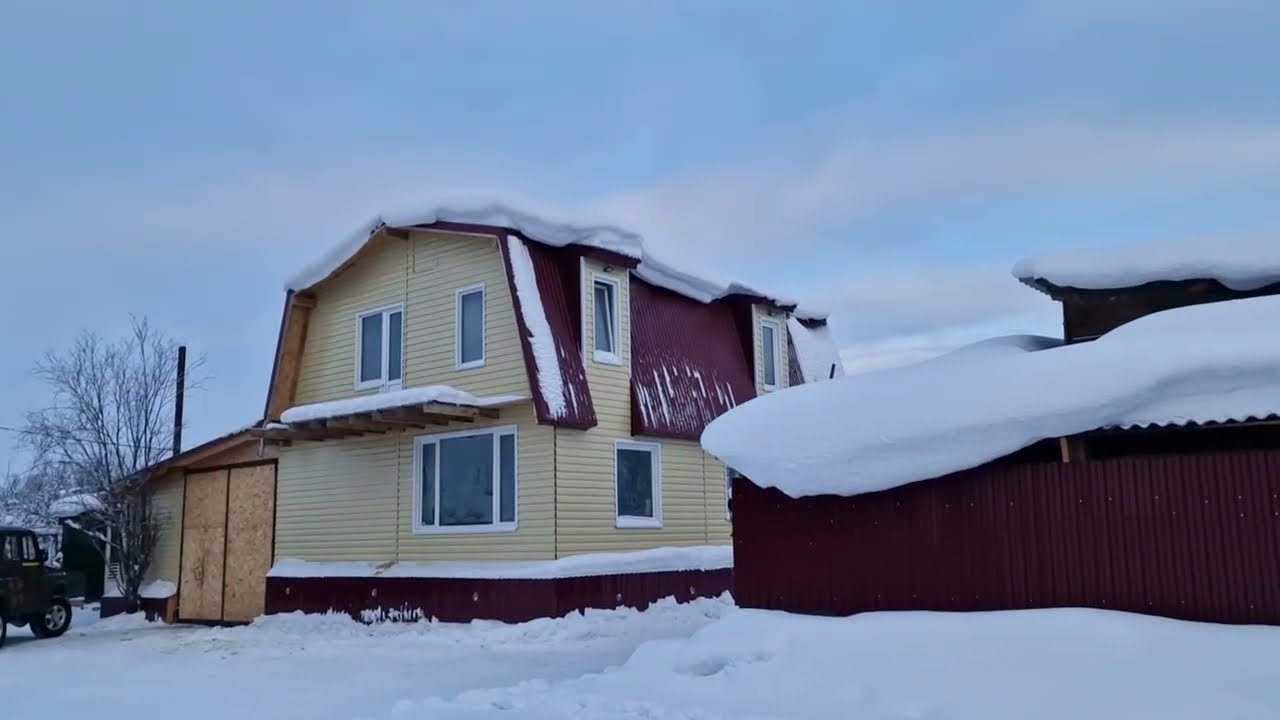 Быстровозводимый дом в Северской кровля