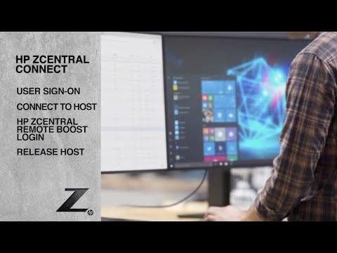 ZCentral Connect (4/4) - Sign-On, Connect To Host, Remote Boost Login, and Release Host | Z by HP