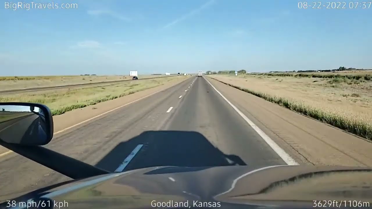 BigRigTravels LIVE Goodland, KS to Denver, CO (8/22/22 734 AM MDT
