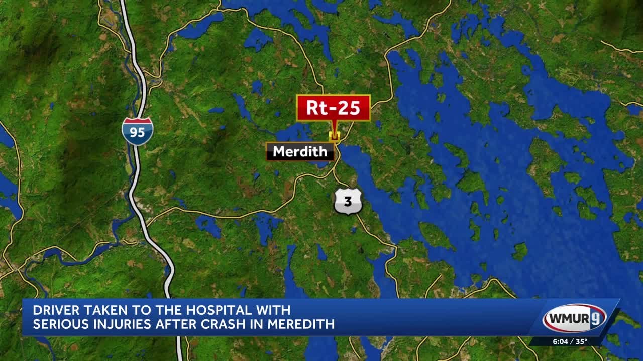 Driver taken to the hospital with serious injuries after crash in ...