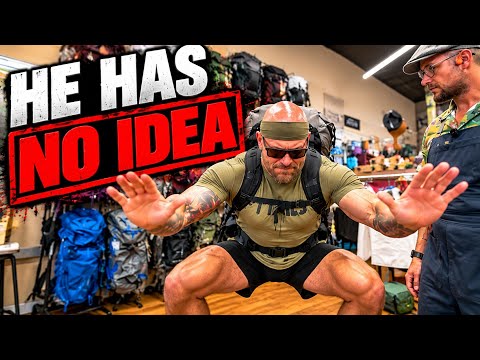 I Went Undercover as a Gym Bro at a Backpacking Store