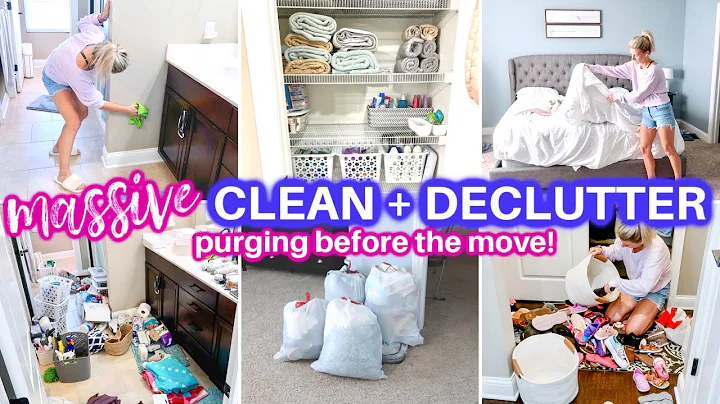 CLEAN WITH ME + DECLUTTER + ORGANIZE | CLEANING MO...