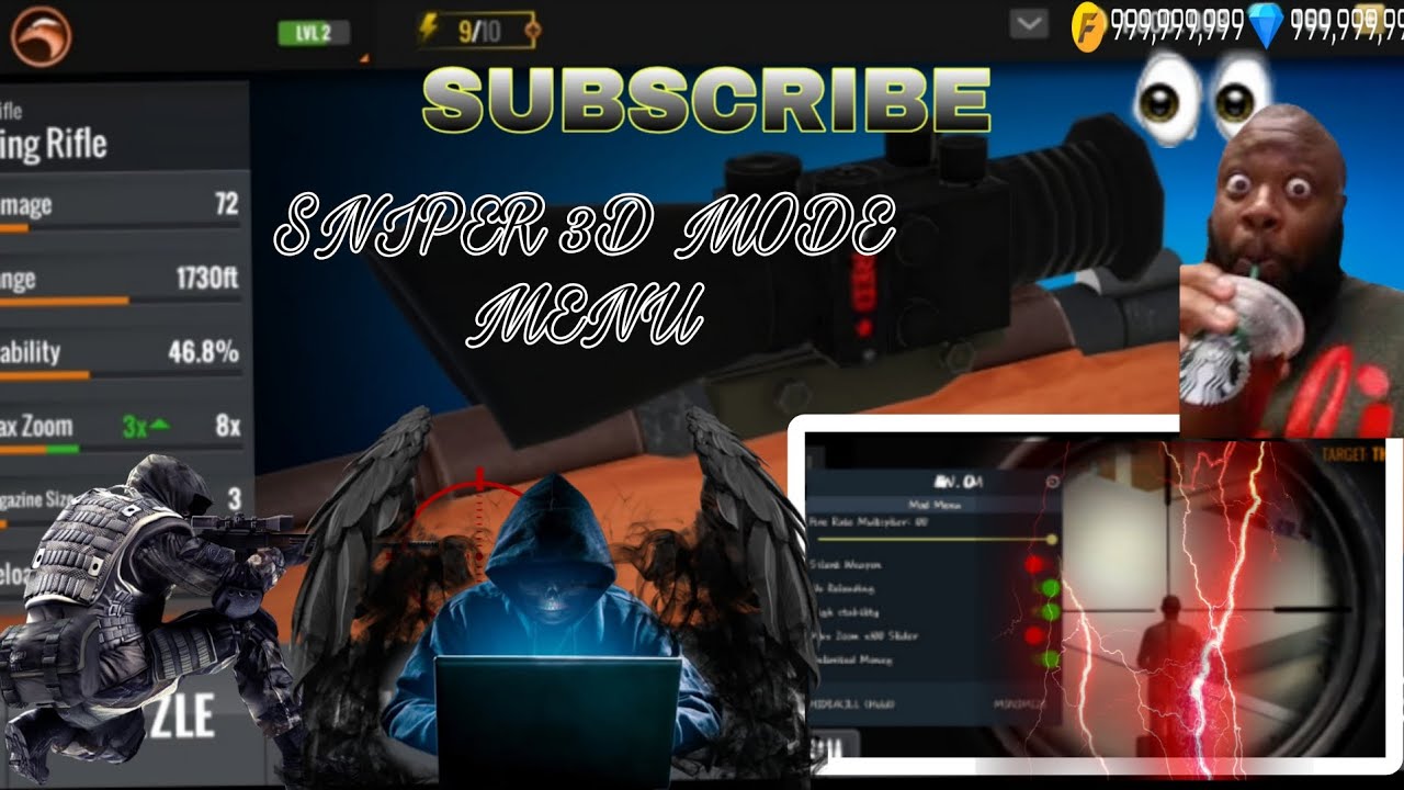 SNIPER 3D MODE MENU 2026 || NEW HACK MOD MENU VIP Mod