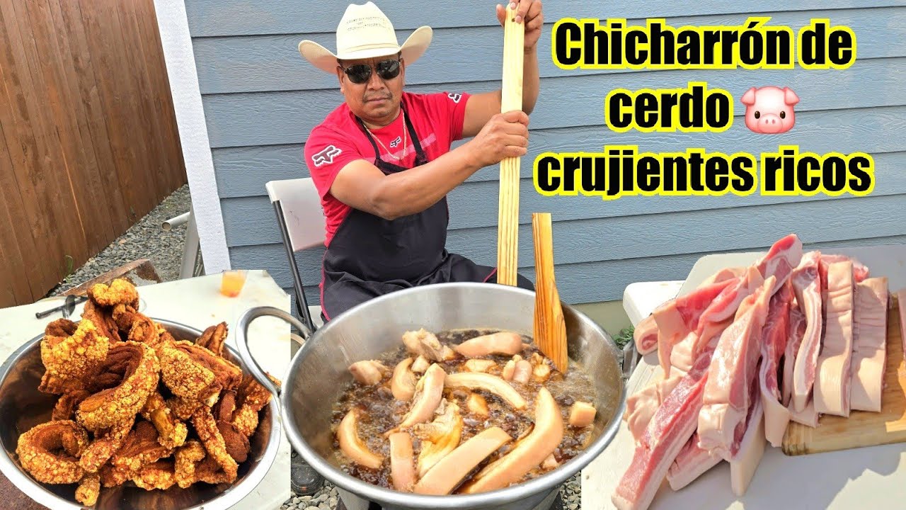 Como hacer chicharrones de cerdo crujientes  les muestro paso apaso