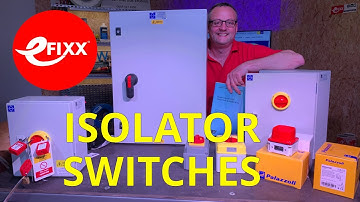 Isolatoren, zekeringenschakelaars en BS7671 - inzicht in de belangrijkste selectiecriteria - Lewd...