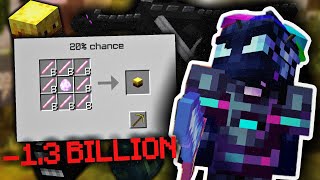 Losing 1.3 BILLION in record time... (Hypixel Skyblock)