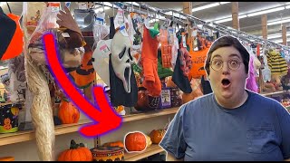 THIS was just sitting on the shelf and no one saw it! THRIFTING VINTAGE HALLOWEEN #codeorange