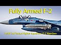 [ASMR 百里基地] フル兵装F-2戦闘機　Fully Armed F-2 ViperZero