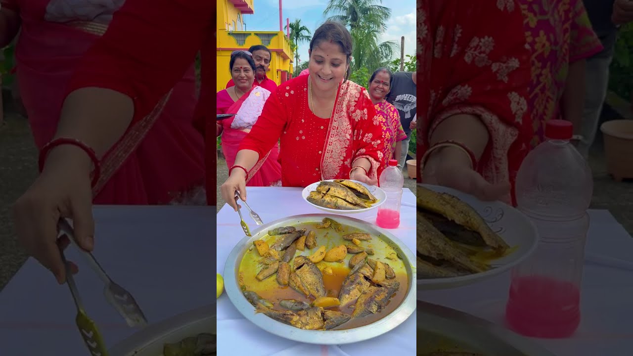 ইলিশ বেগুণ রান্না চ্যালেঞ্জ ilish Fish Curry Funny Challenge