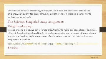 Streamlining Array Assignments in Python/Numpy