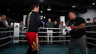 Manny Pacquiao Looking Great With B No Need For Freddie Roach In Corner Or Camp Esnews Boxing