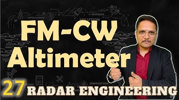 FM-CW Altimeter / FM-CW RADAR (Basics, Block Diagram, Range & Doppler Calculation) Explained