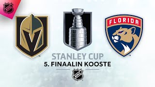 Kooste: 5. finaali | Vegas Golden Knightsista Stanley Cup -mestari! | 14.6.2023