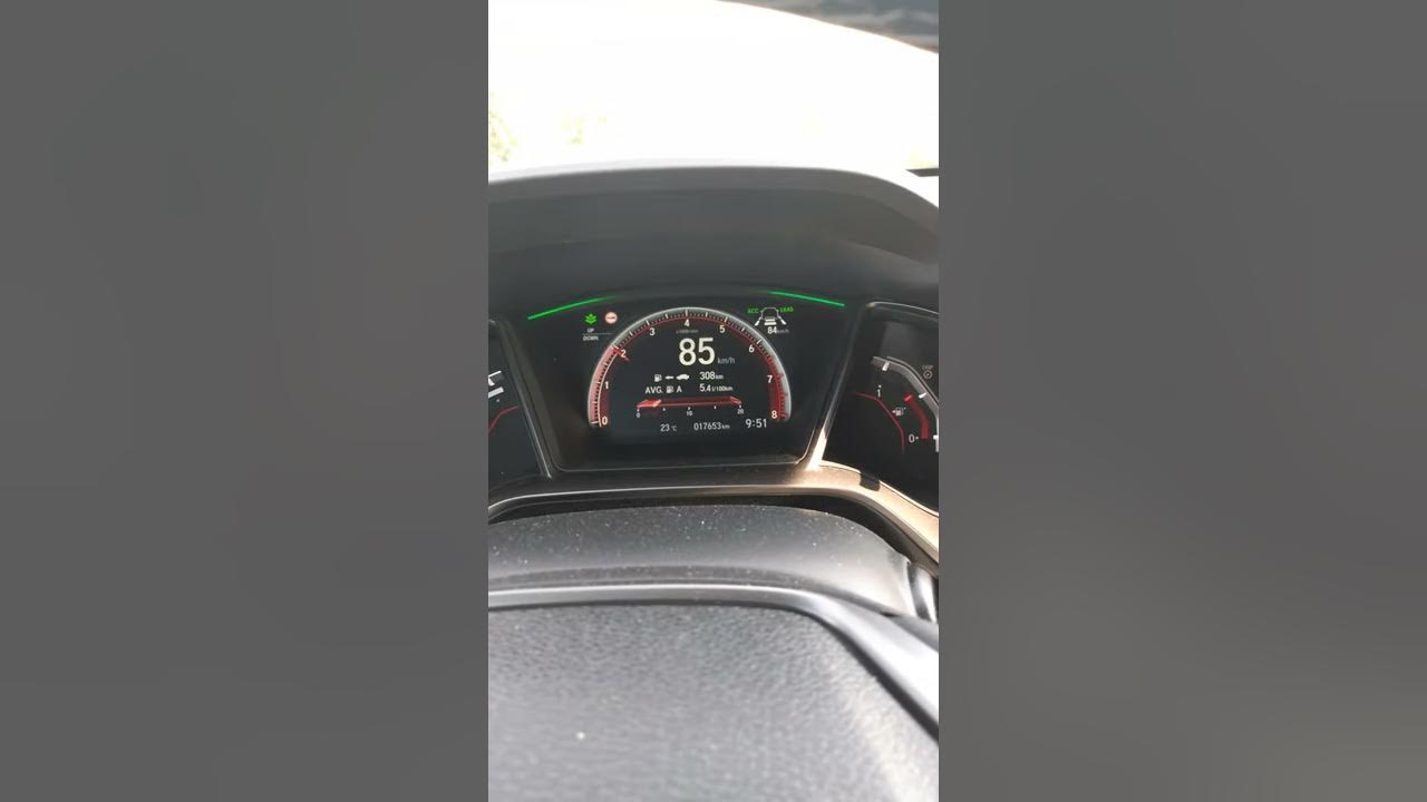 Honda Civic Cruise control - YouTube