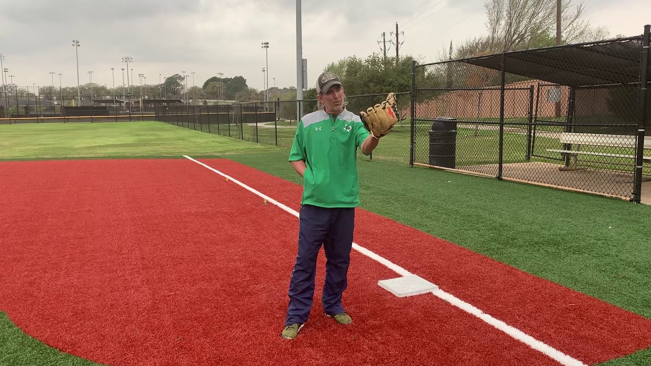1st base throw from catcher - YouTube