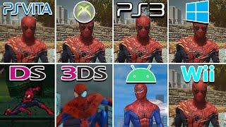 The Amazing Spider Man (2012) 3DS vs PS Vita vs PS3 vs Wii vs Xbox 360 vs Android vs PC vs DS