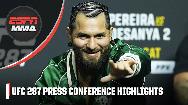 UFC 287 Press Conference Highlights 🍿 | ESPN MMA