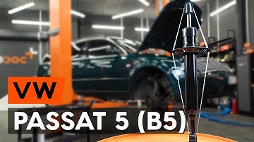 Hoe een veerpoot vooraan vervangen op een VW PASSAT 5 (B5) [AUTODOC-TUTORIAL]