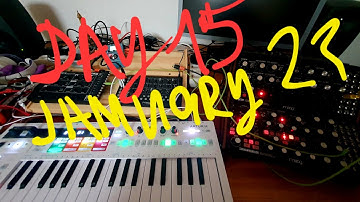 Moog Mavis and DFAM in Jamuary 2023 day 15 jam