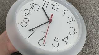 Changing The Battery On My Kmart Plastic Wall Clock