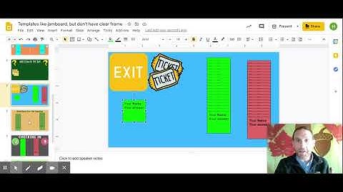 Templates like jamboard, but don