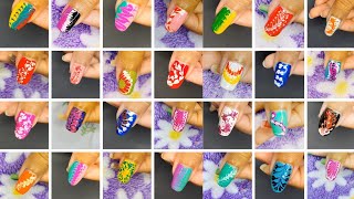 30+ Easy No Tools Nail Art For Beginners At Home || Nail Art Compilation  #nailart #youtube #diy