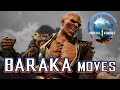 Mortal Kombat 1 - Baraka Moves Guide [w. Inputs &amp; Blood]