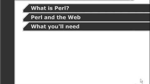 Perl Tutorials -Part 1- Welcome: what is Perl?